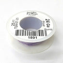 25' 24AWG VIOLET Hi Temp PTFE Insulated Silver Plated 600 Volt Hook-Up Wire - MarVac Electronics