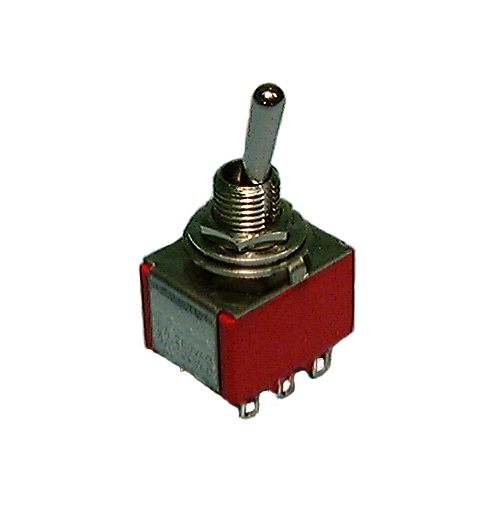 Philmore 30-10026 3PDT (ON)-OFF-(ON) Mini Toggle Switch 5A@120V/28V DC