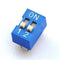 Philmore 30-1002 2 Position DIP Switch, 2.54mm Spacing ON-OFF 100mA@50V DC