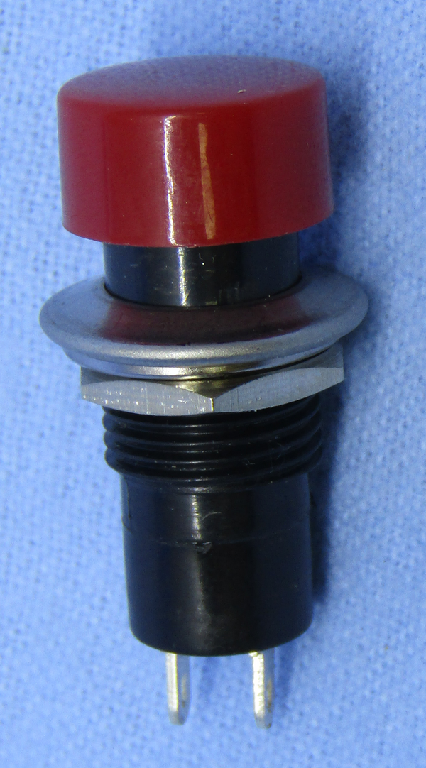 Philmore 30-10062 SPST OFF-(ON) Momentary ON Red Push Button Switch 3A@125V AC