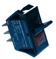 Philmore 30-10318, SPST ON-OFF Amber Mini Paddle Toggle Switch 15A@125 ...
