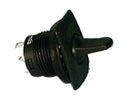 Philmore 30-10326 SPDT ON-OFF-ON, Round Paddle Lever Toggle Switch 6A@125V AC