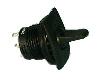 Philmore 30-10329 SPDT (ON)-OFF-(ON) Round Paddle Lever Toggle Switch 6A@125V AC
