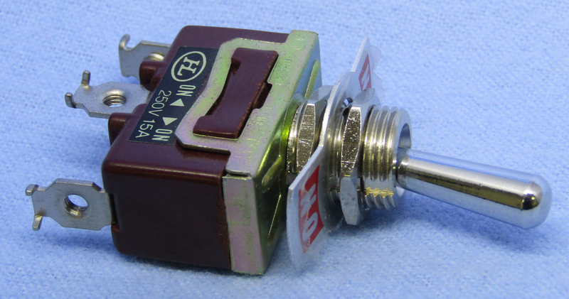 Philmore 30-1114 SPDT ON-ON Standard Toggle Switch 15A@125V/250V AC - Screw