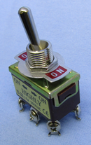 Philmore 30-1144 DPDT ON-ON Standard Toggle Switch 15A@125V/250V AC - Screw