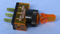Philmore 30-12176 SPST ON-OFF Amber Glow Duckbill Toggle Switch 20A@12-14V DC
