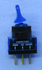 Philmore 30-12178 SPST ON-OFF Blue Glow Duckbill Toggle Switch 20A@12-14V DC