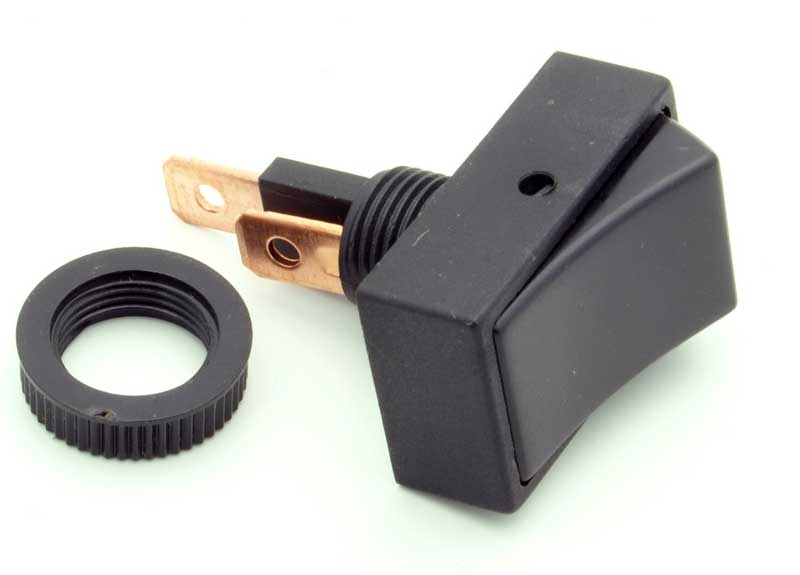 Philmore 30-12310 SPST ON-OFF Round Hole Rocker Switch 30A@12-14V DC