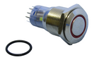 Philmore 30-12652, SPDT Push-ON / Push-OFF RED Lighted Push Button IP67