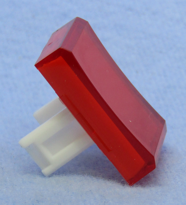 Philmore 30-14542 Red Lens for 0.60" x 0.85" Rectangular Lighted Push Button