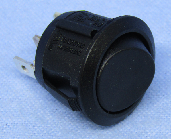 Philmore 30-16070 SPDT ON-ON Round Snap-In Rocker Switch 10A@125V AC