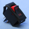 Philmore 30-16093 SPST OFF-ON, Black/Red Snap-In Rocker Switch 16A@125V AC