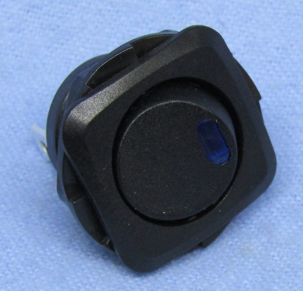 30-16426, Philmore SPST ON-OFF Blue LED Lighted Square Bezel Rocker 10 ...