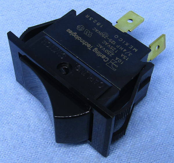 Philmore 30-16600 SPST OFF-ON Maintained, Heavy Duty Rocker Switch ~ 15A@125V AC