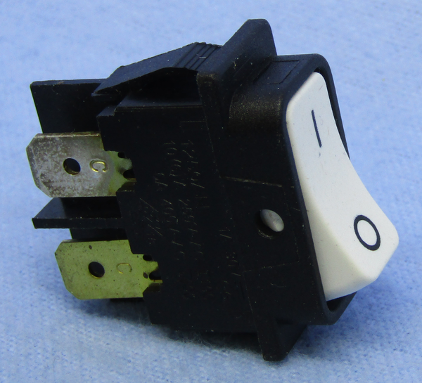 Philmore 30-16705 DPST OFF-ON, Miniature Snap-In Rocker Switch 10A@125-250V AC