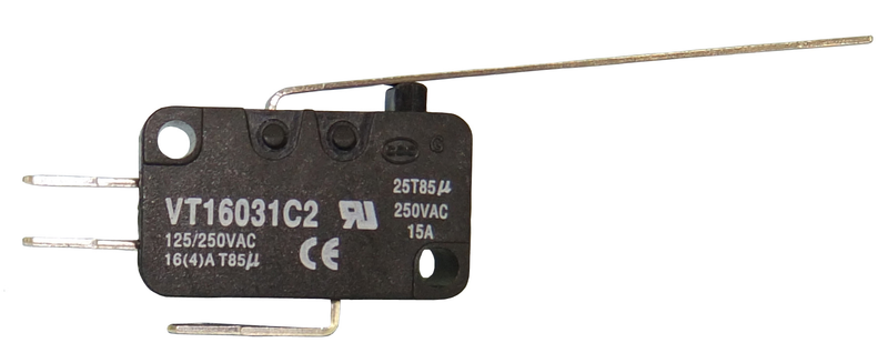 Philmore 30-2040 SPDT ON-(ON) Long Lever, Mini micro Switch 16A@1125/250V AC