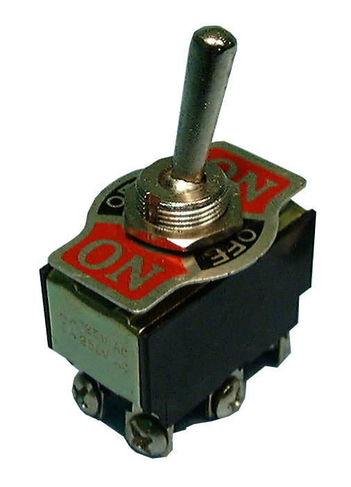 Philmore 30-226 DPDT ON-OFF-ON Standard Toggle Switch 6A@125V AC, 3A@250V AC