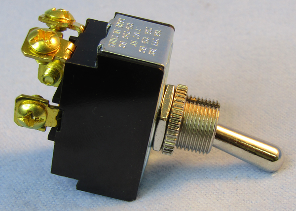 Philmore 30-365 DPST ON-(OFF), Heavy Duty Bat Handle Toggle Switch 20A@125V AC
