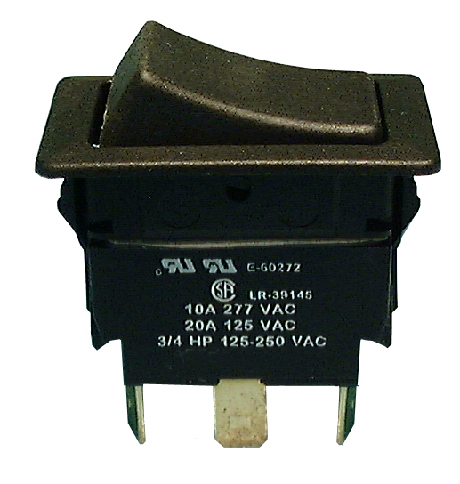 Philmore 30-620 SPDT ON-OFF-ON Maintained, Heavy Duty Rocker Switch 20A@125V AC