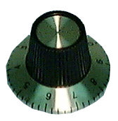 Philmore # 3020 1/4" Shaft, 1-3/16" Diameter Splined Knob with 0 ~ 9 Numbered Skirt