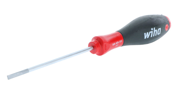 Wiha # 30215 4.0mm x 100mm Soft Finish 5/32" Cabinet Tip Slotted Screwdriver