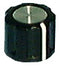 Philmore # 3025, 1/4" Shaft 5/8" Diameter Fluted Knob with Single Indicator Line