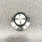 Philmore # 3045, 1/4" Shaft 1-7/16" Diameter Splined Knob with 0 ~ 10 Numbered Skirt