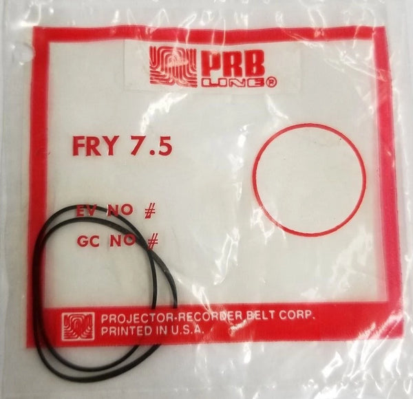 PRB FRY 7.5 Flat Belt for VCR, Cassette, CD Drive or DVD Drive FRY7.5