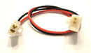 32-2020-SM, 2 Pin 18AWG Male to Female 0.110" Flat Pin Wire Harness 12" Length