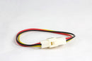 32-2031, 3 Pin 18AWG Male to Female 0.250" Flat Pin Wire Harness 12" Length