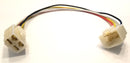 32-2041, 4 Pin 18AWG Male to Female 0.250" Flat Pin Wire Harness 12" Length