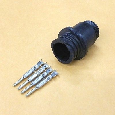 4 Circuit Amp 206153-1, Male CPC Connector with 66589-1 Male Pins