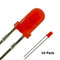 Hobby 10 Pack of 3mm Red Diffused LEDs ~ 2V @ 20mA