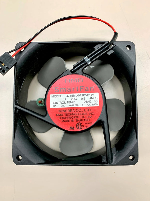12V DC, 120mm x 38mm Temperature Controlled Fan ~ NMB 4715ML-012P542-P1
