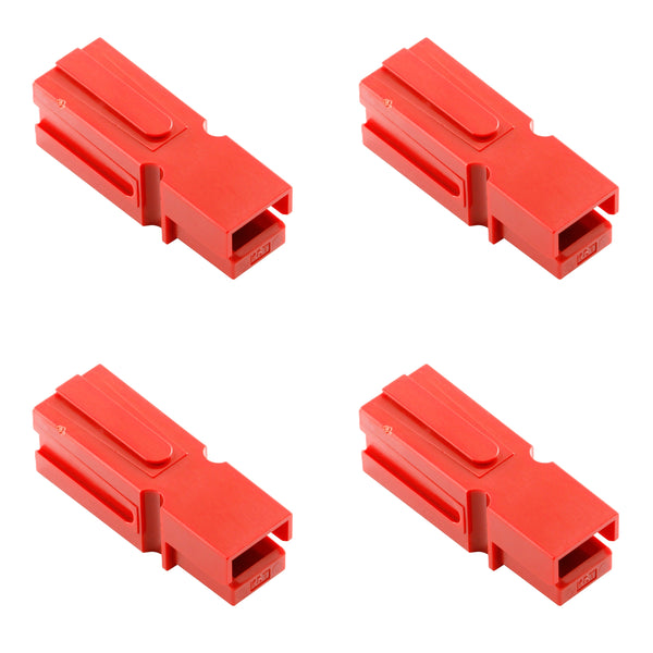 Philmore 49-016, RED DC-H (Hi-Amp) Power Connector Housings NO PINS ~ 4 Pack