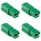 Philmore 49-018, GREEN DC-H (Hi-Amp) Power Connector Housings NO PINS ~ 4 Pack