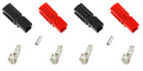Philmore 49-308 2 Pairs of RED & BLACK DC-S (Standard) Power Connectors ~ 45A