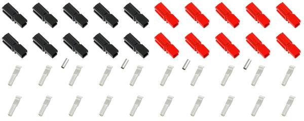 Philmore 49-320 10 Pairs of RED & BLACK DC-S (Standard) Power Connectors ~ 15A