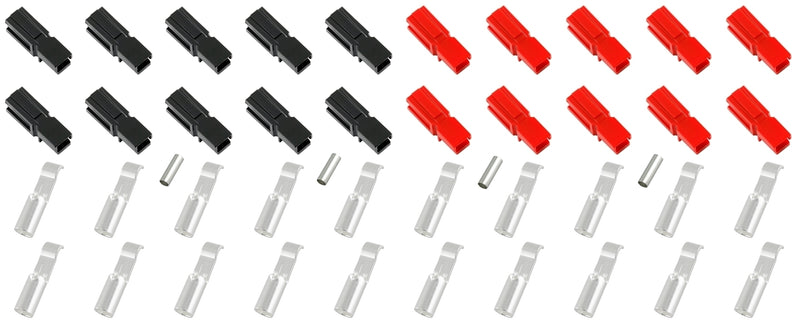 Philmore 49-324 10 Pairs of RED & BLACK DC-S (Standard) Power Connectors ~ 30A