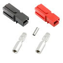 Philmore 49-336, RED & BLACK DC-H (Hi-Amp) Power Connector Set ~ 50A 12-10AWG