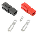 Philmore 49-338, RED & BLACK DC-H (Hi-Amp) Power Connector Set ~ 60A 8AWG