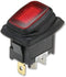 Switch SPST on off 16A 125A Waterprf Red 54-201W