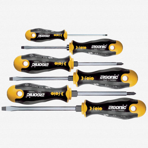 53165, Felo Ergonic 6 Piece Torx Screwdriver Set T8-T25