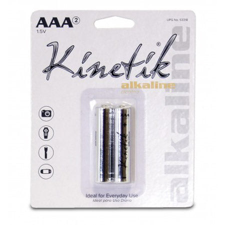 AAA Alkaline Battery  Kinetik,1.5v 1100ma 2pk 53318
