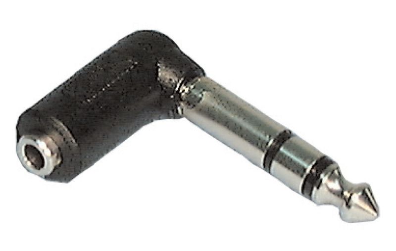 Philmore 559RA Right Angle 1/4" Stereo Plug to 1/8" (3.5mm) Stereo Jack Adapter