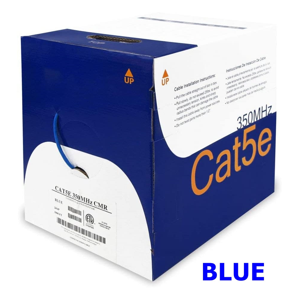 5E04SRBL, Wavenet BLUE CAT 5E 550MHz Shielded FTP Riser CMR Cable ~ 1 ...
