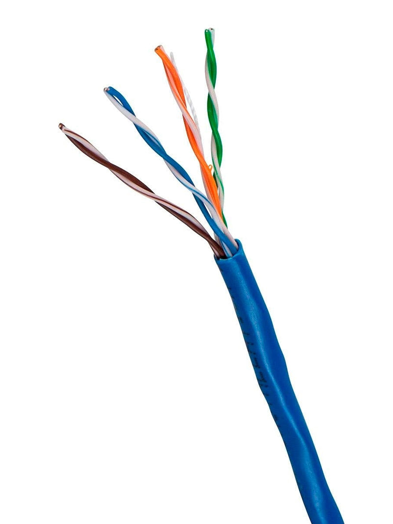 Wavenet 6E04URSPLSBL, BLUE CAT 6 550MHz Splineless UTP CMR Cable ~ 1,000 Foot