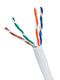 Wavenet 6E04URSPLSWH, WHITE CAT 6 550MHz Splineless UTP CMR Cable ~ 1,000 Foot