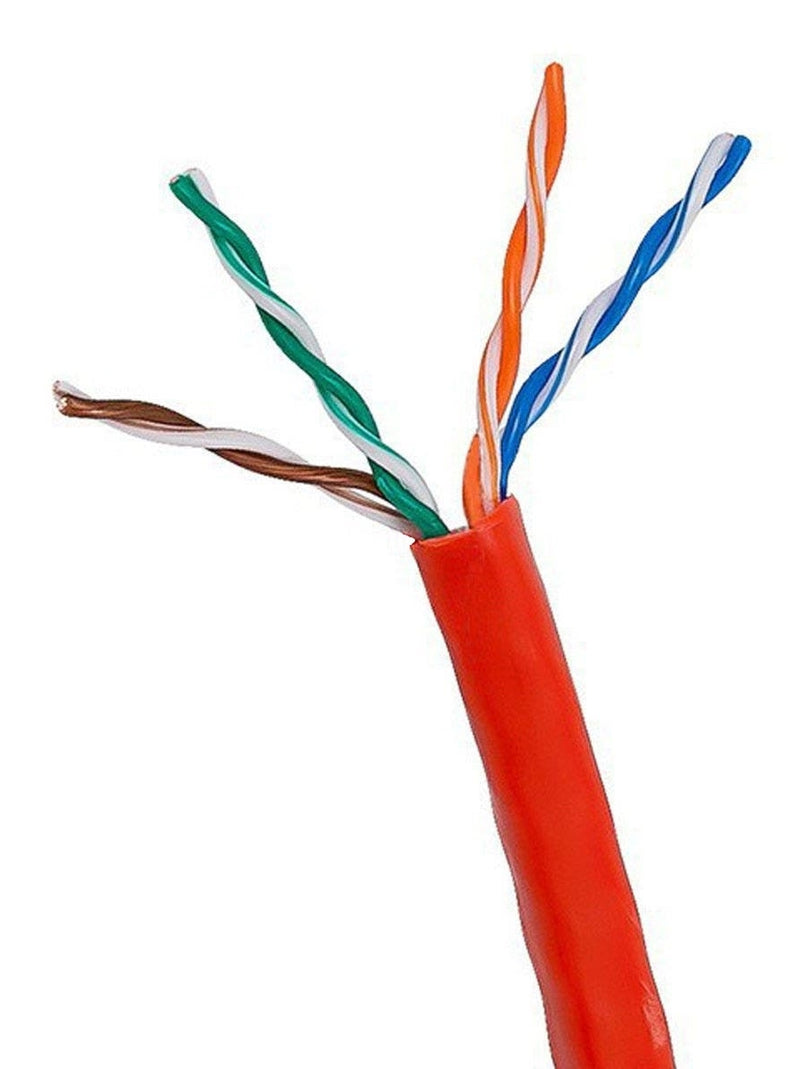 Wavenet 6E04URSPLSRD, RED CAT 6 550MHz Splineless UTP CMR Cable ~ 1,000 Foot