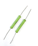 Lot of 2 Mallory (MCCNF) 5MOL-820, 820 Ohm 5 Watt Metal Oxide Film Resistors 5W